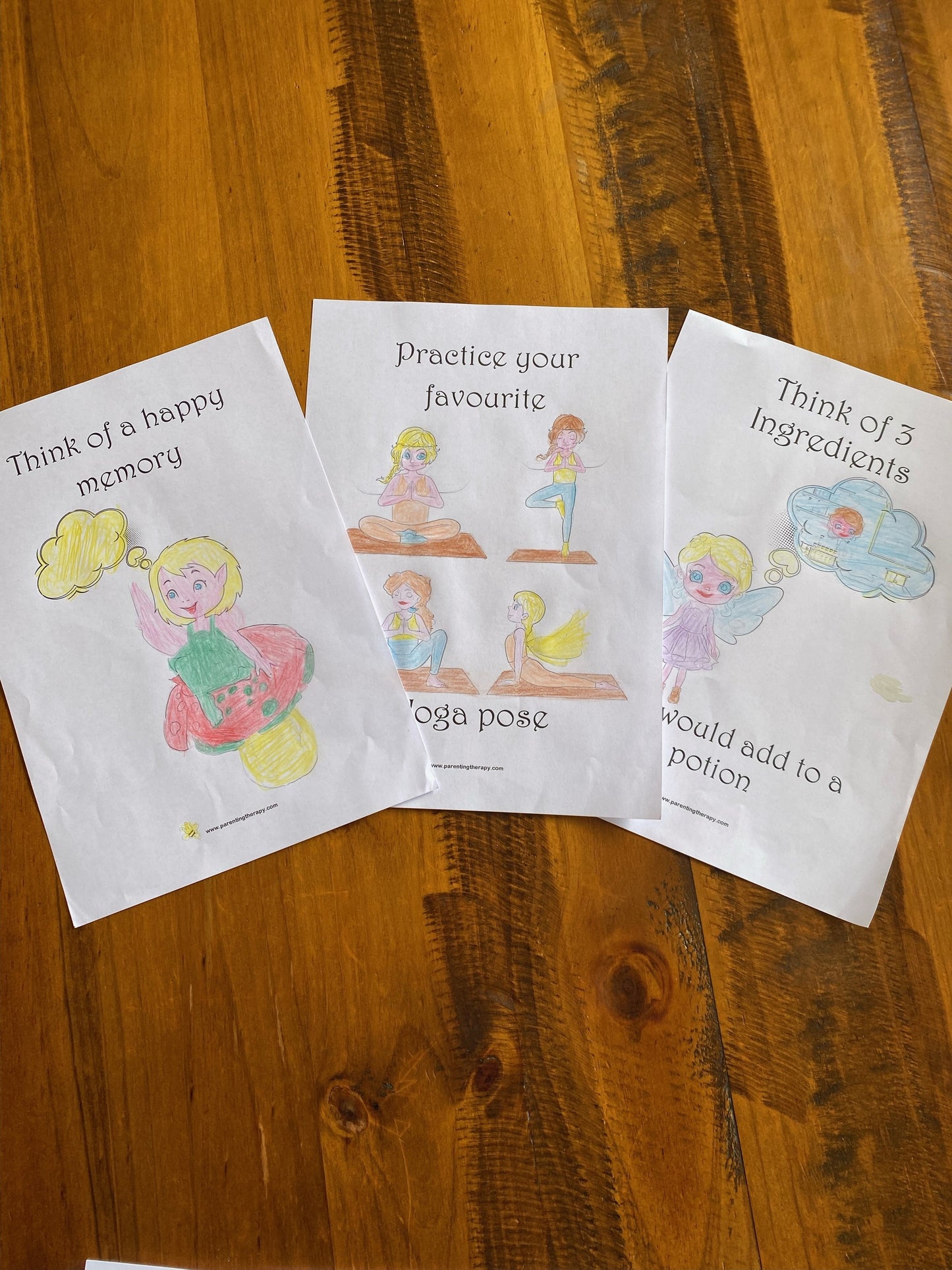 PRINTABLE Magical Emotional Regulation Colour-In Sheets for kids | Self Regulation | Mindfulness | Deep Breathing | Yoga | Grounding | Visualisation (Copy)